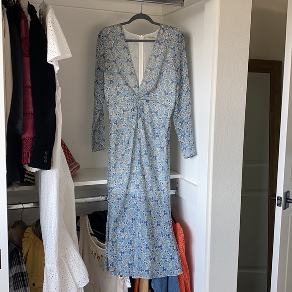 The East Order Serena Floral Print Midi Dress - Picture 3 of 3